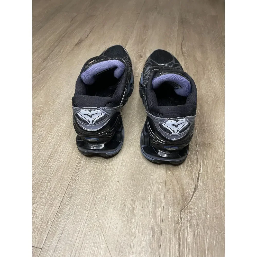Mizuno Wave Prophecy 7 Mens Size 10 Black Gray Silver Running Shoes New No Box